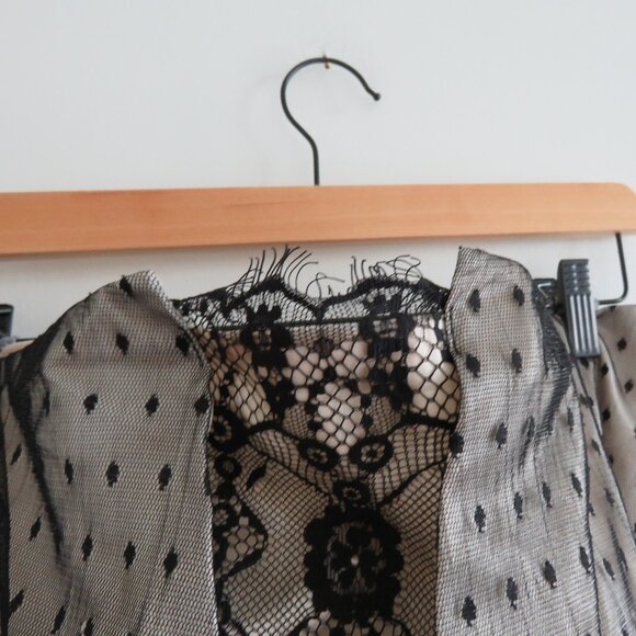 VINTAGE TORRID Y2K Black Lace Satin Bustier Top Goth Whimsigoth Fairy 2X - Picture 4 of 14